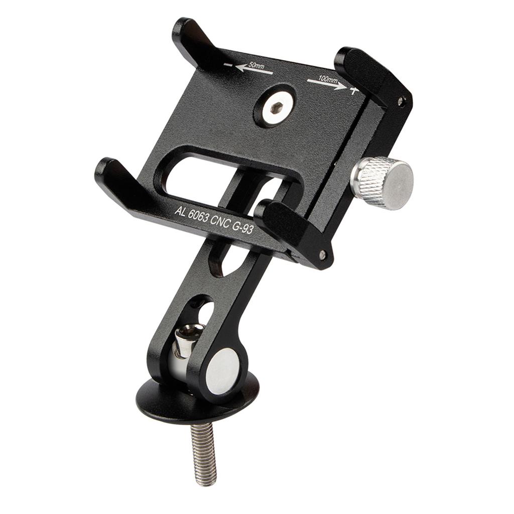 Bike Stem Phone Mount Anti slip Adjustable Aluminum Bicycle Phone Holder for 3.7 7.2In Mobile Phones