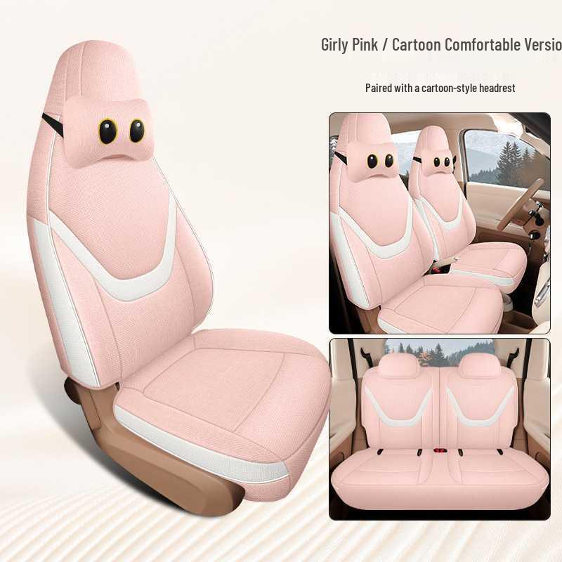 Wuling Hongguang MiniEV Macaron Linen Seat Covers - 5th Gen, 26 Models