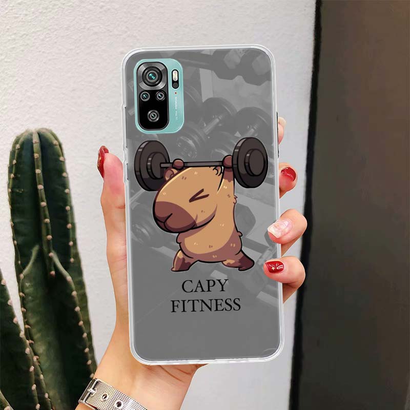 Funny Capybara Cartoon Animal For Xiaomi Redmi Note 10 9T 9S 9 8 Pro 8T 7 5 Phone Case Mi 12T 11T 10T 9T 12 11 Lite Housing Fund