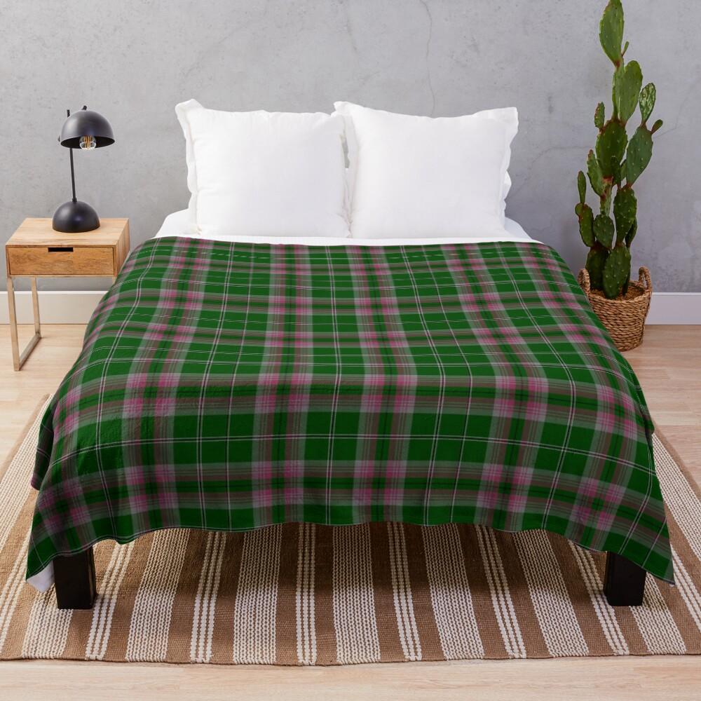 Clan Gray Tartan Throw Blanket