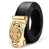 Elegant High-End Automatic Buckle Leather Belt – Versatile European & American Style for Men
