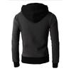 Men's Autumn & Winter Hooded Zipper Sweatshirt: Casual Sports Outdoor Fake Two-Piece Jacket