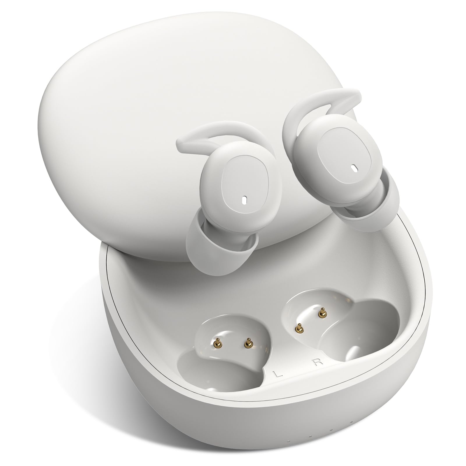

Jiwuzhineng Wireless Sleep Bluetooth Painless Wireless Earbuds for Day and Night High Sound Separate Left and Touch Automatic Fast Compatible with iOS