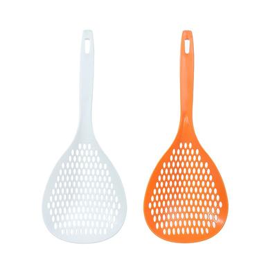 Large Scoop Colander Strainer, Thermoplastic Skimmer Slotted Spoon Scoop Colander Strainer Shovel, Heat Resistant Cooking Utensils for Kitchen Baking