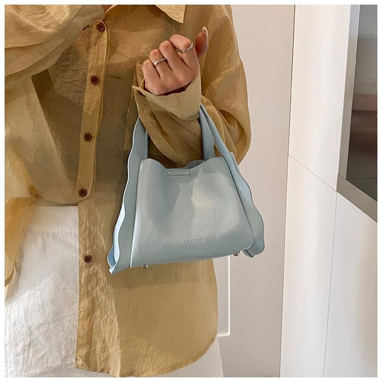 Spring fashion portable vegetable basket bag bag niche hand bucket bag versatile women's shoulder messenger bag