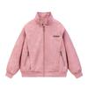 Mens PU Leather Harrington Jacket Pilot Style Workwear Outerwear Clean Fit Baseball Coat