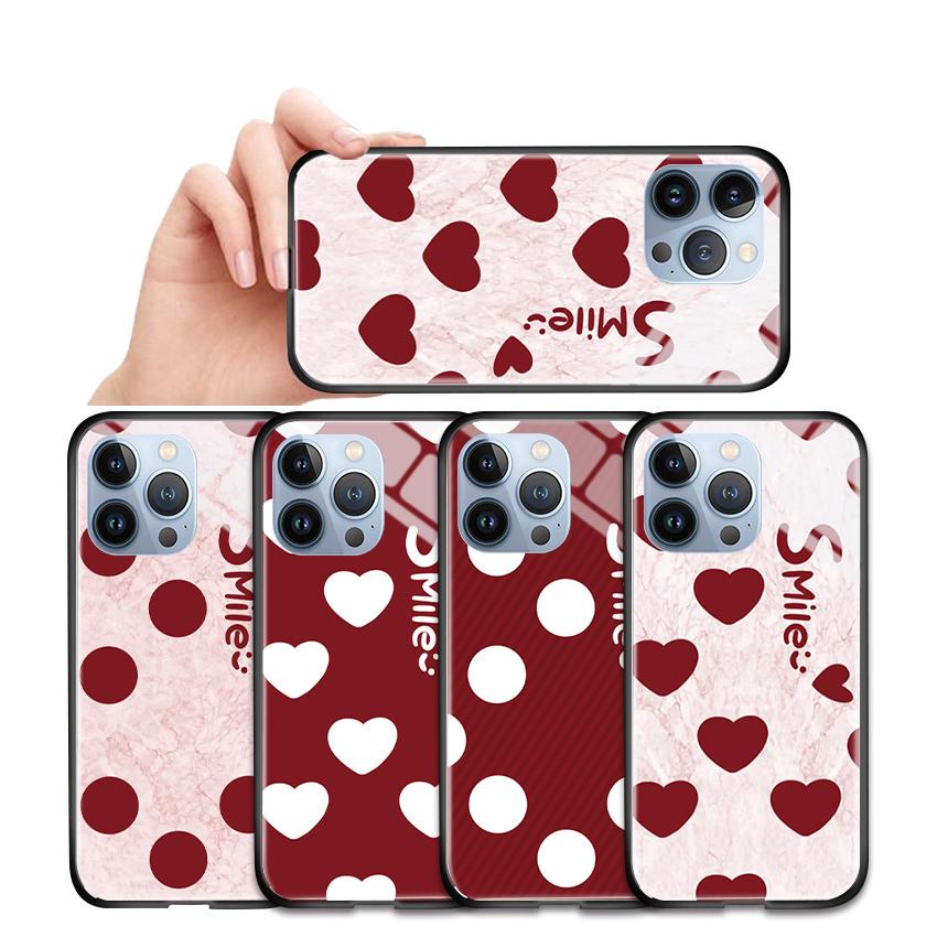 Pouzdro na telefon z tvrzeného skla pro iPhone 11 12 13 14 15 16 17 Redmi 10 12 14C Note10 Note14 Xiaomi 11Lite PocoC75 Měkký okraj Nárazuvzdorný Hladký kryt