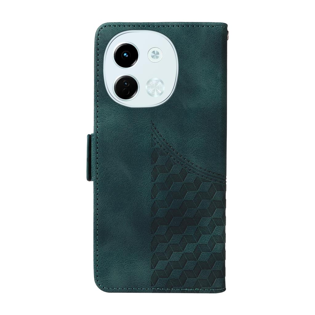 Für TECNO Spark 30 5G/Pova 6 Neo 5G Hülle PU Leder Handyhülle Rhombus Sternenmuster geprägt