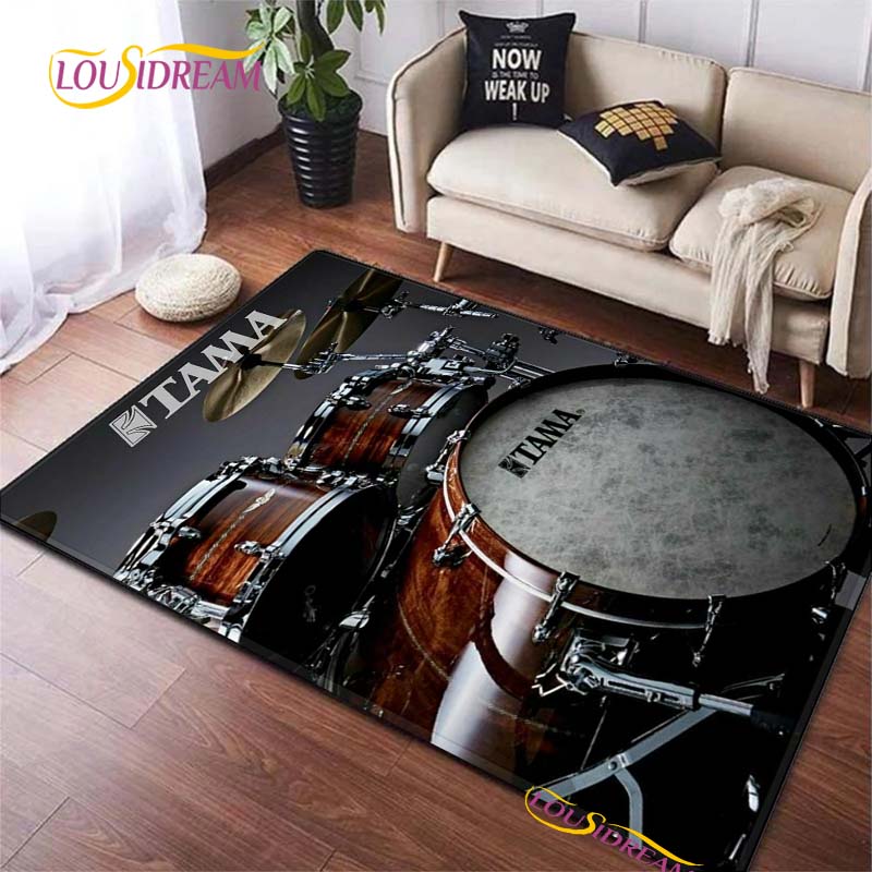 Drums Brand Carpet for Living Room Bedroom Rugs Kitchen Kids Door Unslip Floor Mats Birthday gift photography props Alfombra Rug