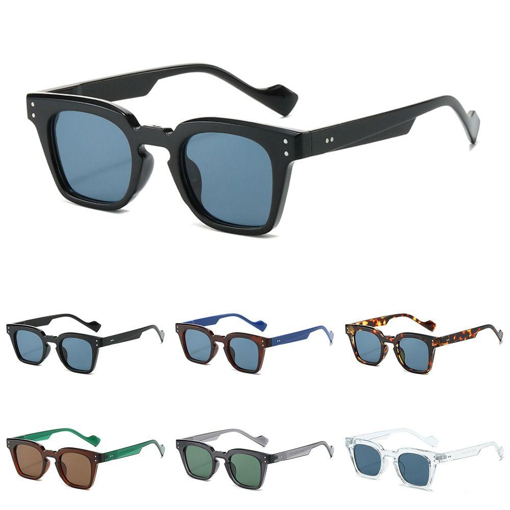 UV Protection Lightweight Comfortable Durable High Quality Retro Stylish Square Shaped Female Male Sun Glasses