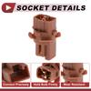 X Autohaux Tail Light Socket Wiring for Honda Civic 2001-2013 No.33515S2A003
