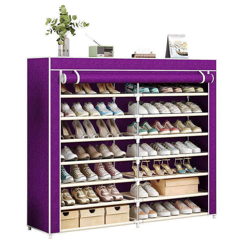 Multi-Layer Dustproof Shoe Cabinet with Large Storage Capacity for Home or Dormitory Use