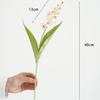 Lily of The Valley Simulation Flower, Hand-held Flower, Bouquet, Wind Chime Fake Flower, Table Flower Arrangement, Silk Flower, Coffee Table Ornament