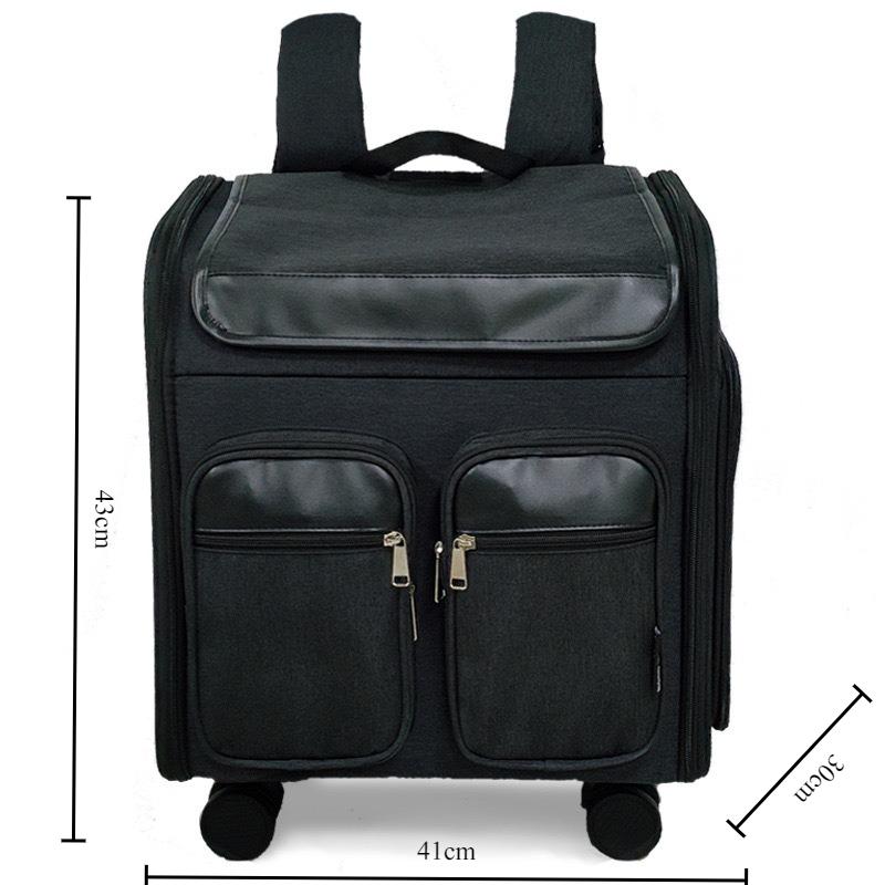 Large Capacity Pet Trolley Case Cat Backpacks Pet Carrier for Cats Handbag Foldable Pet Bag Bags Breathable Cat Carriers Bags