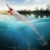 Luminous Lure Octopus Cuttlefish Fishing Bait Simulation with Squid Jig Hook Lure Hook Fishing Tackles Wood Shrimp Squid Lures