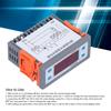 Temperature Controller Electric Digital Heating Cooling Control Switch Thermostat 12V XH‑W2060 Digital Temperature Controller