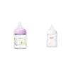 PIGEON Breastfeeding experience baby bottle 160ml 0 months~ Made of light and unbreakable plastic flower garden Premium transparency like glass