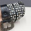 European and American Ins Style High-quality Belt, Fashionable Punk Style Belt, Women's Riveted Rhinestone Belt