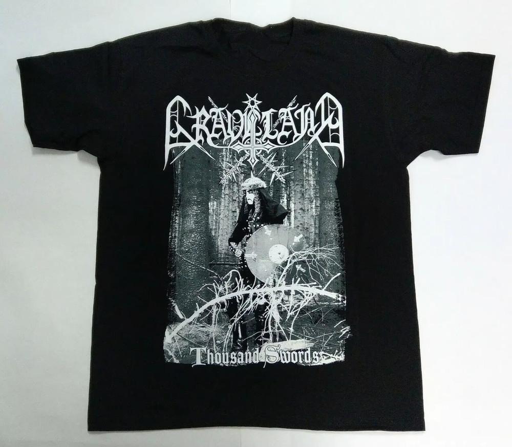 Graveland Band thousand swords Cotton Black All Size T Shirt For Men Unisex T-Shirt M