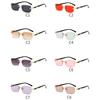 New Rimless Sunglasses Men and ladies Fashion Square Cut Edge Sunglasses Personalised Trend Outdoor Anti-ultraviolet Goggles