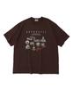 TAILOR STUDIO College Logo Collection Short Sleeve T-Shirt (Brown)