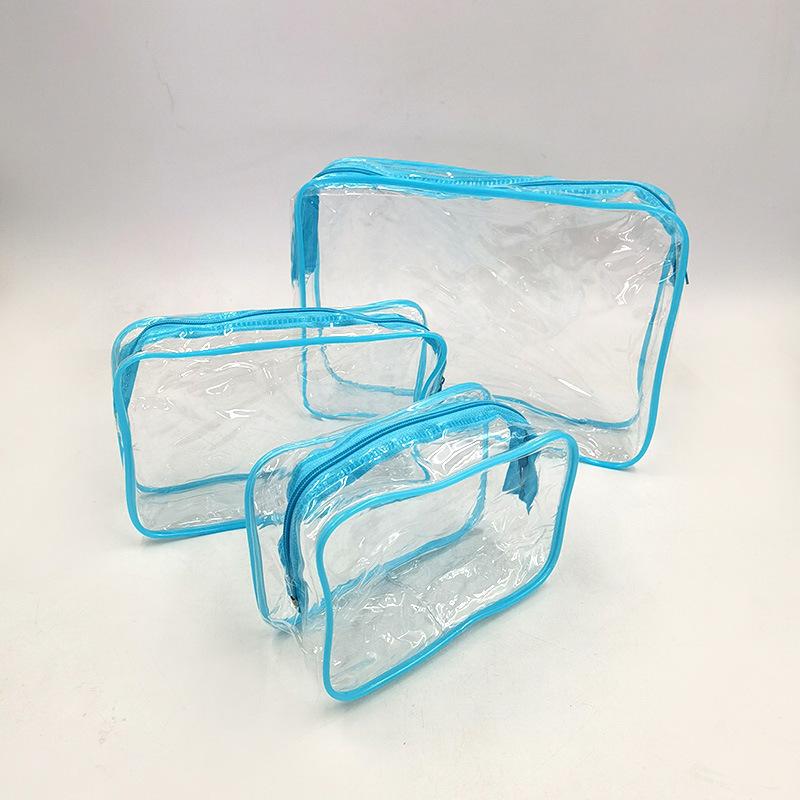 Pvc Transparent Waterproof Makeup Bag Portable Travel Toiletries Bag Cosmetics Toiletries Multifunctional Storage Bag