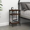 VidaXL Side Table Brown Oak 35x30x60 Cm Engineered Wood 825806