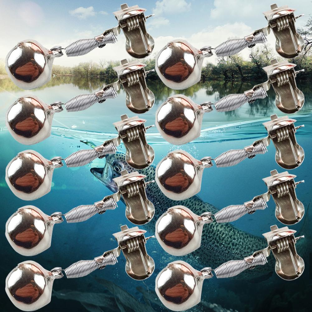 Fishing Rod Bite Bait Alarm Adjustable Night Fishing Alarm Bells Portable Tackle Anti-corrosion Anti-rust Fishing Equipment