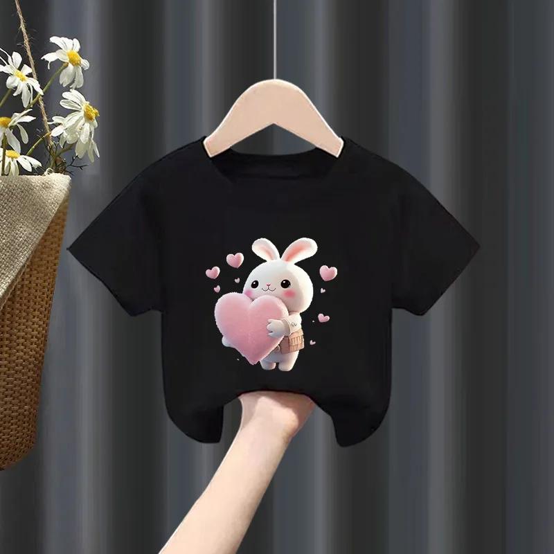 Girls T-shirt Children Modal Short Sleeve Summer Clothes Boys Animal Print Summer New Girls Summer Top Clothes