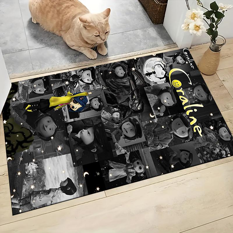 1Pc Coraline'S Whimsical World Carpet Rug Customizable Soft Washable Antislip Home Living Room Sofa Mats Personalized Rug 091778