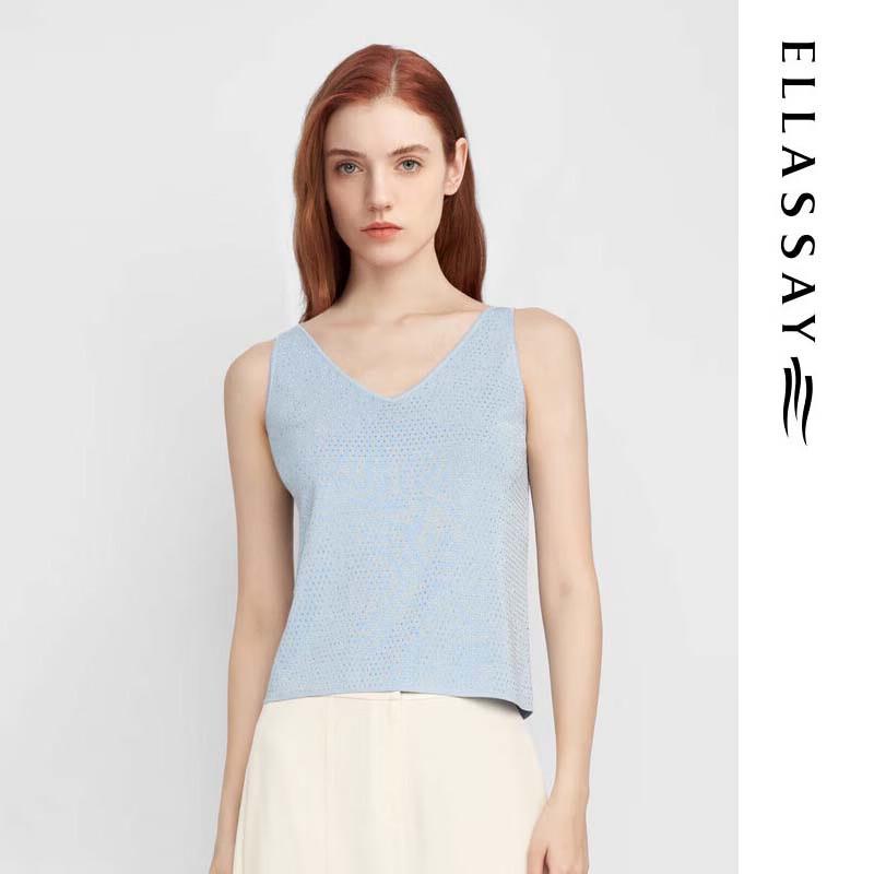 ELLASSAY Women's Knit Camisole Vest