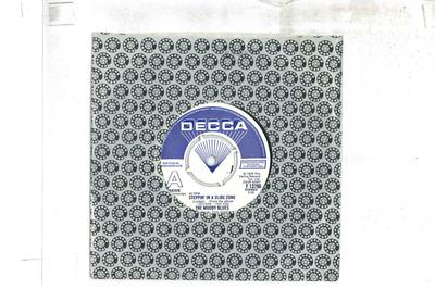7inch Record MOODY BLUES - Steppin' In A Slide Zone / I'll Be  F13790PROMO DECCA 1978 UK Rock Used