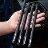4pcs Car Accessories Bumper Corner Guard Cover Anti Scratch Protector Carbon Fiber Pattern Sticker