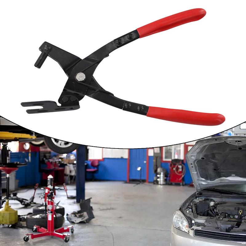 Hanger Removal Tool Rubber Bracket Pliers 0.8-Inch Head Width 11.6-Inch Length 25-Degree Offset Design Automotive Repair