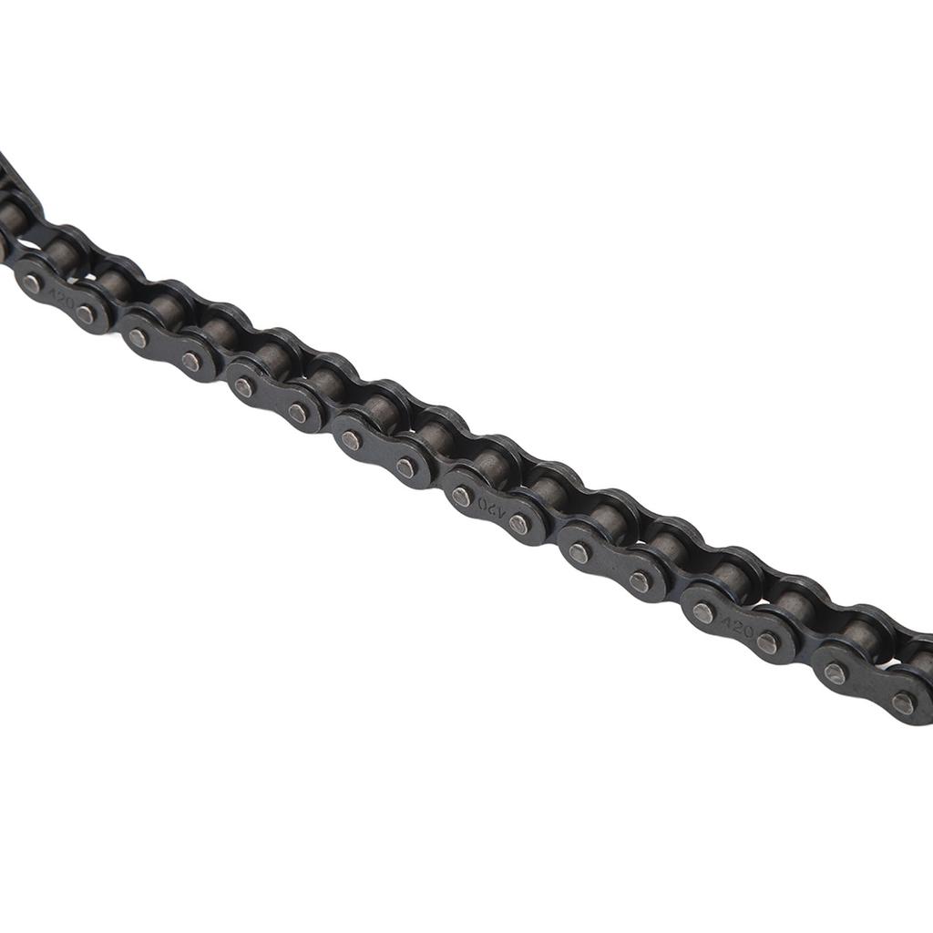 Electric Bike Chain Steel 420 106 Links Electric Bike Cycling Chain for Replacement Black
