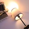 Modern Minimalist Aesthetic Fabric Table Lamp Single Color Warm Light LED Home Decoration Lighting for Bedroom Living Room