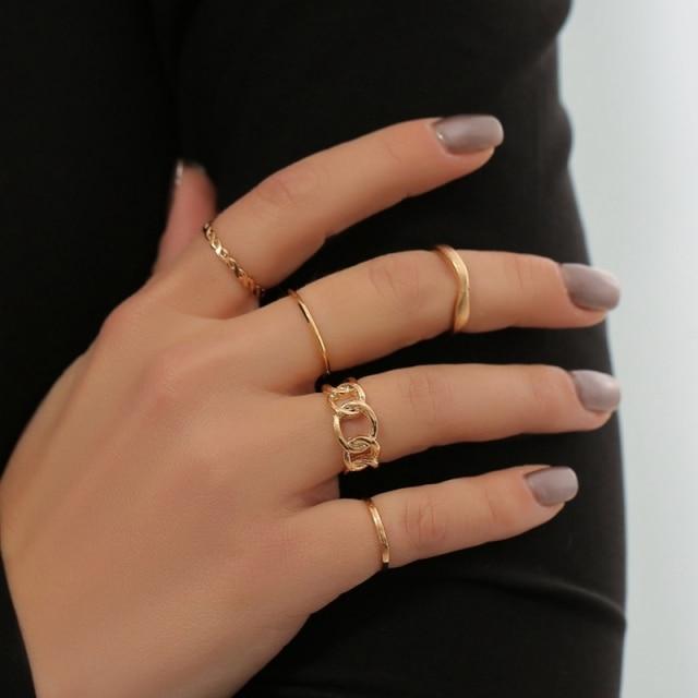 Retro For Women Punk Butterfly Heart Rings Set Retro Gothic Ancient Color Color Dice Angel Wings Charms Finger Rings JewelryVintage Rings