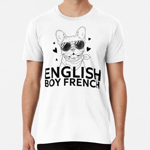 

English Boy French Premium T-Shirt S to 5XL Made in the AU/USA T-Shirt M