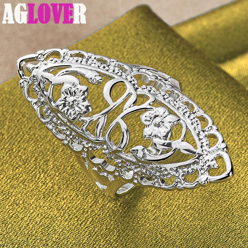 Bijuterii clasice inel sculptat în argint 925