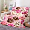Donut Mexican Tortilla Printed Flannel Blanket for Couch, Couch, Office, Bed, Camping and Travel Thin Blanket