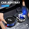 Car Ashtray Creative Storage With Lid LED Light Ashtray Accessories For BMW MINI Cooper One JWC R55 R56 F56 R57 R58 R59 Sticker