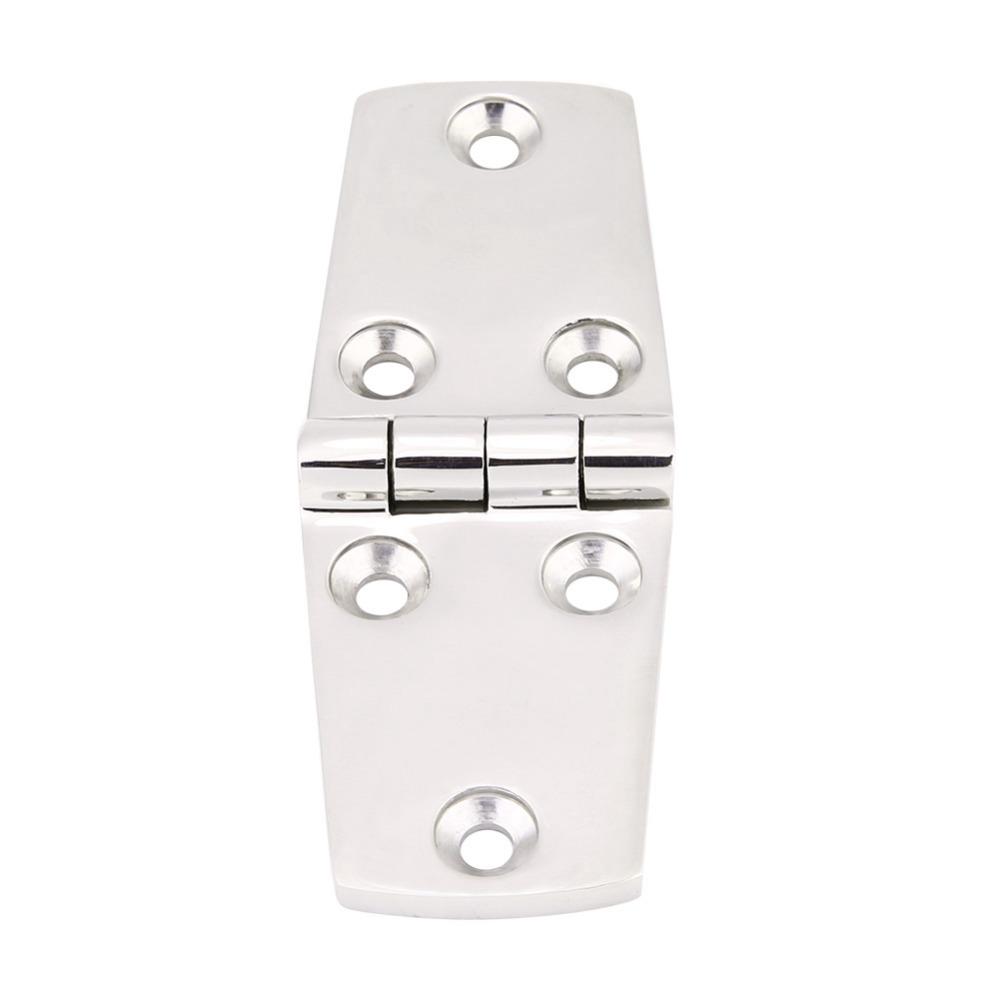 76 * 38mm/102*38mm Marine Boat Cabin Door 316 Stainless Steel Flush Door Hinge  Marine Lids