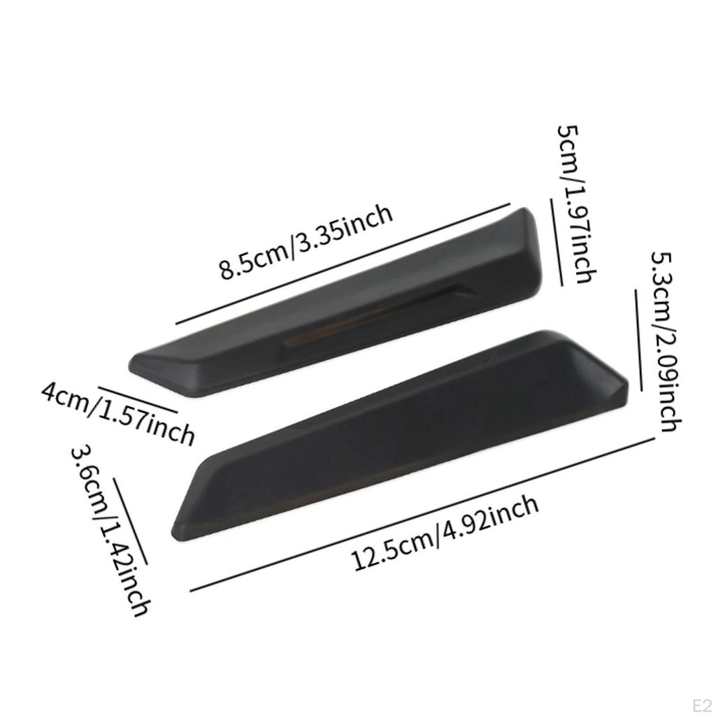 Boční deflektory proti větru Ochrana karoserie proti poškrábání Snadná instalace Pevné Kompaktní Motocyklové díly