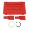 10 Inch Tape Splicing Set 1in 1 2in 1 4in 1 8in Opening Tape Splicer Block Repair Kit for Reel To Reel Cassette Tapes