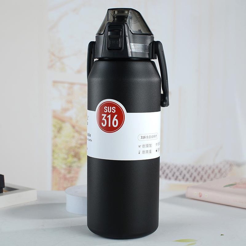 316 Nerezová vakuová baňka Velkokapacitní kelímek na brčko