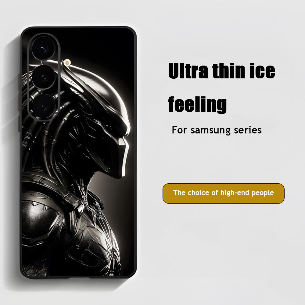 Movie P-Predator Popular Phone Case For Samsung Galaxy S25 S24 S23 S22 S21 S20 Plus Ultra Note20 Soft Black