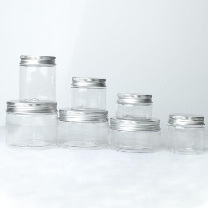 

Container Plastic Herb Canisters Jars Storage Ointments 30ml-150ml Small Slime Spice Pot With Lids Sweets Box Home Food Empty Bottle x50