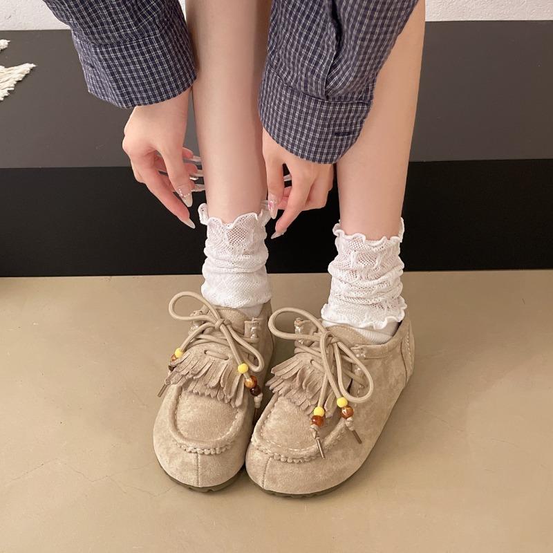 All-inclusive Women's New Summer Outer Wear with Skirts, Fashionable and Versatile Retro Soft-soled Mary Jane Single Shoes