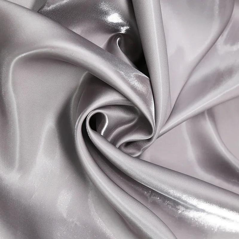 100x150 ס"מ רקע משי פילגש שיפוע חתונה שמלת Hanfu בד פנטזיה נוצץ זכוכית משי סאטן מפת שולחן