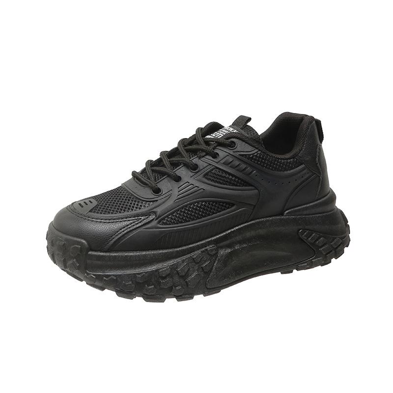 

Fashion Spring Autumn Mesh Casual Sneakers for Women New Designer Breathable Platform Shoes Female Fashion Sports Zapatos De Mujer 35 чёрный